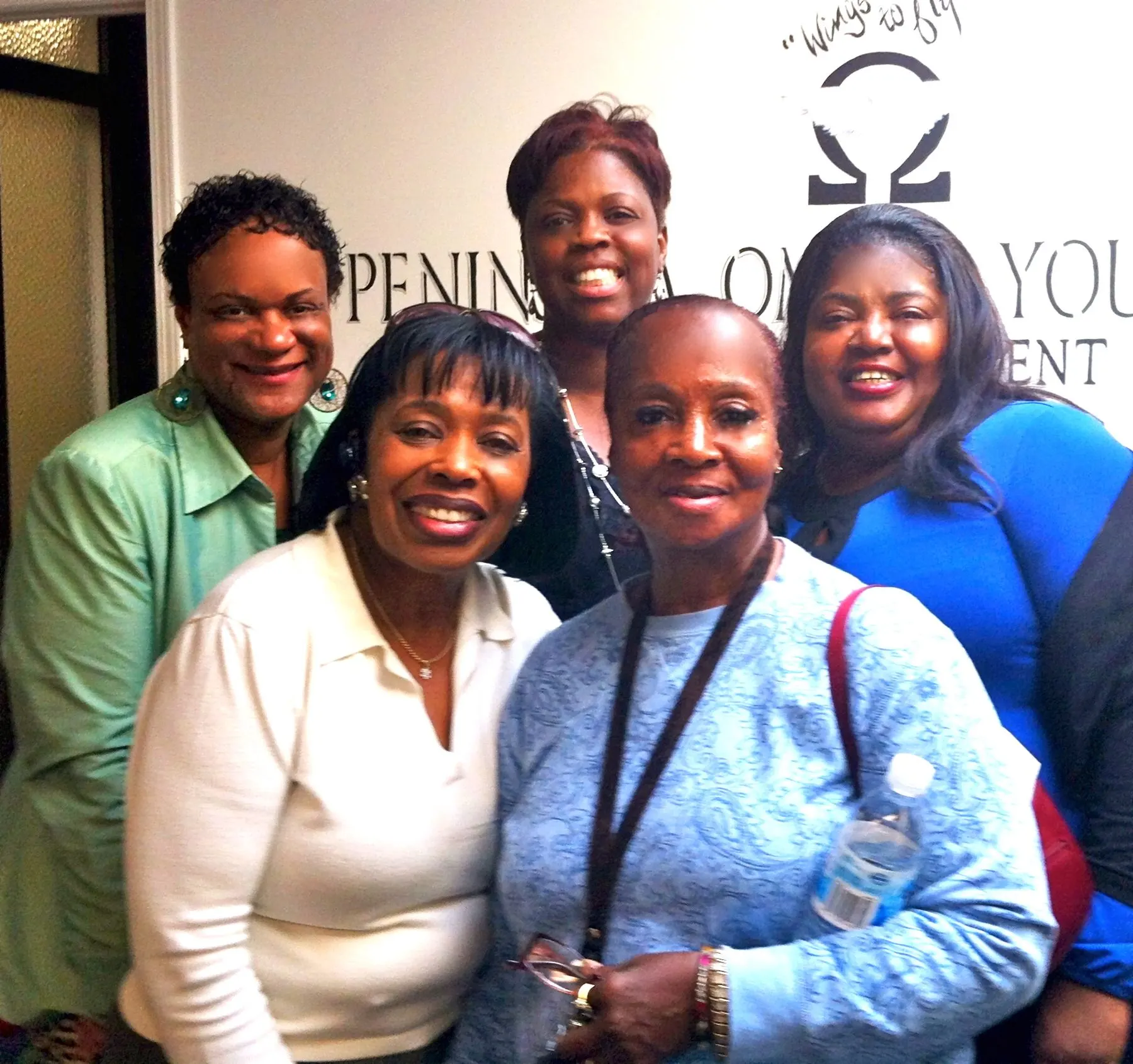 Women gathered at a community event in 2011