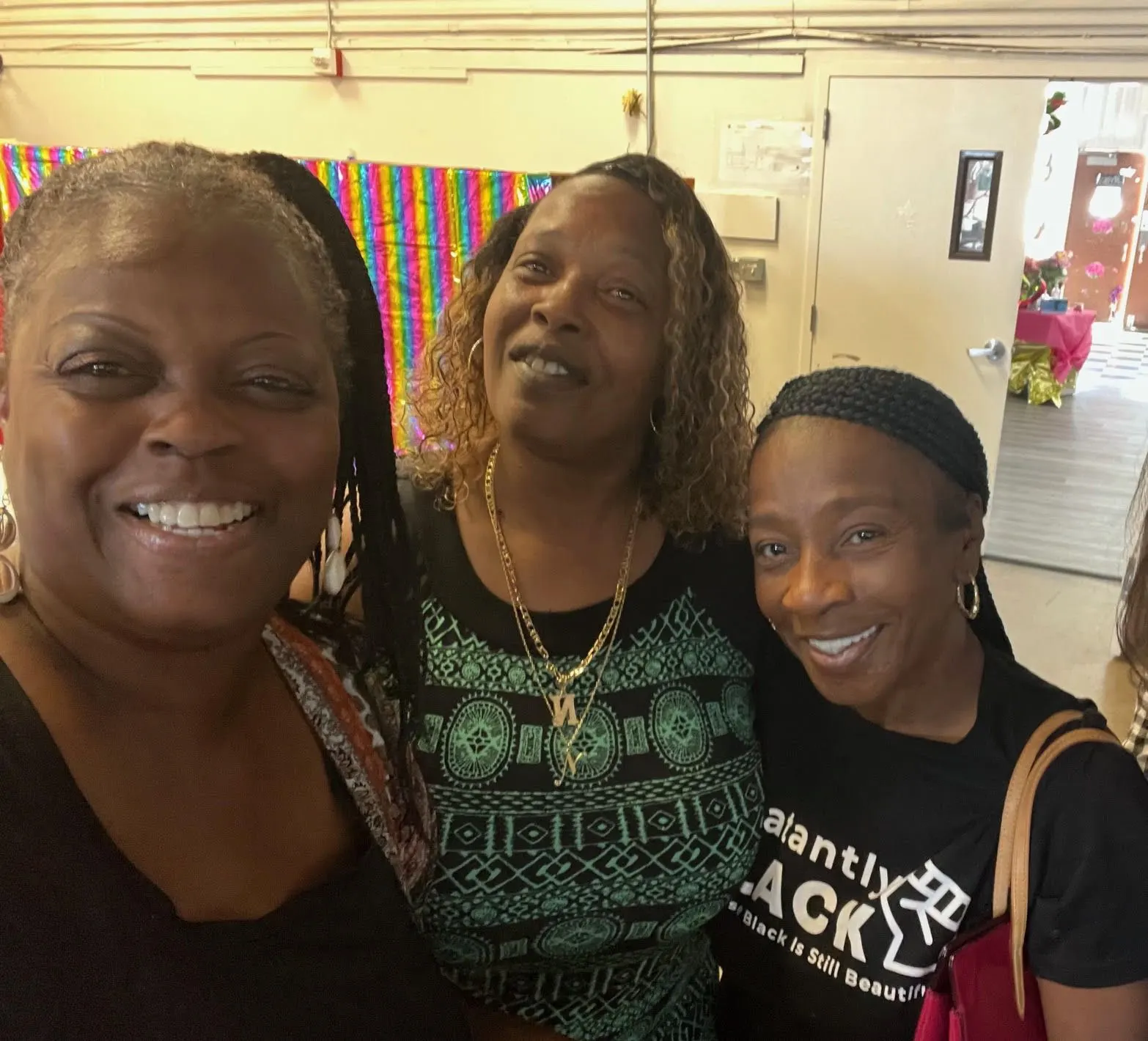 Natra and Shannon with a fellow member